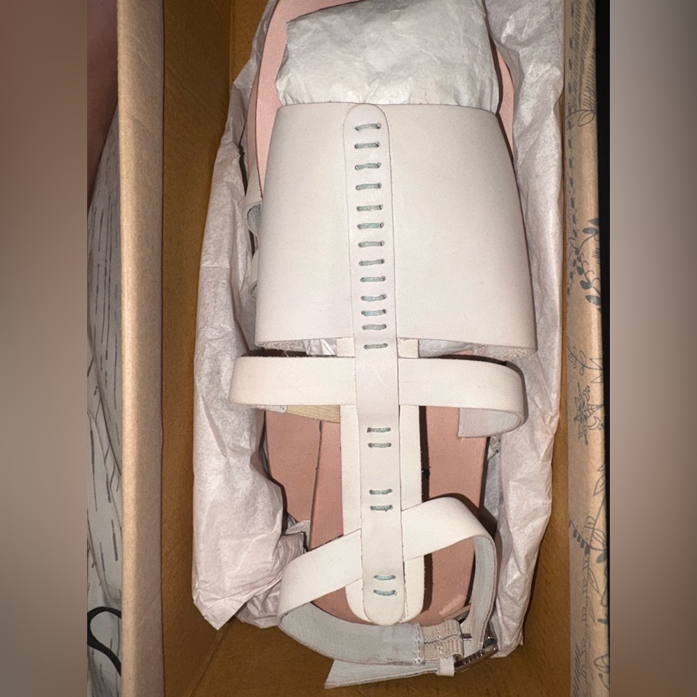 Free People Women's Long Weekend Sandals Off White - Picture 9 of 9